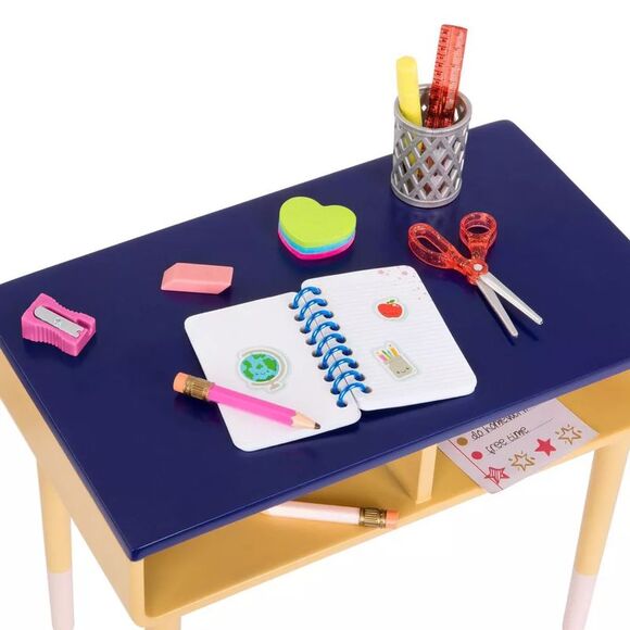Our Generation Brilliant Bureau Home Desk Accessory Set For 18" Dolls - Picture 4 of 7